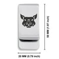 thumbnail image 2 of Stainless Steel Year of the Pig Zodiac Classic Slim Money Clip Credit Card Holder, 2 of 2
