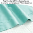 thumbnail image 4 of BedTite 800 Thread Count Cotton Rich 4-Piece Queen Sheet Set - Seaglass, 4 of 7