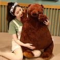 thumbnail image 2 of Peluche SNOWOLF Djungelskog, oso gigante, 100 cm, color marrón oscuro, 2 of 7