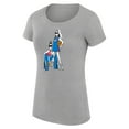 thumbnail image 2 of Women's G-III 4Her by Carl Banks Heather Gray Oklahoma City Thunder Super-Slim Fit Lightweight Basketball Girls T-Shirt, 2 of 3