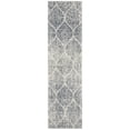 thumbnail image 3 of SAFAVIEH Madison Leighton Geometric Runner Rug, Cream/Royal Blue, 2'3" x 18', 3 of 10
