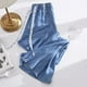 thumbnail image 4 of Pantalones casuales para mujer, jeans Tencel, diseño fino para mujer, cintura alta, sensación de caída, pantalones casuales de pierna ancha de seda de hielo de primavera y otoño, personalidad, 4 of 5