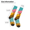 thumbnail image 2 of Logiee Melting Banana Fantasy Print Gift Stocking Stuffers,Adult Stockings,Novelty Socks,Funny Socks Birthday Running Walking Sleeping, 2 of 6