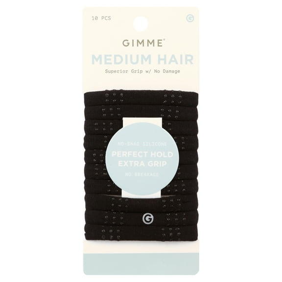 Gimme Beauty Silicone Grip Dots Medium Hair Band 10ct