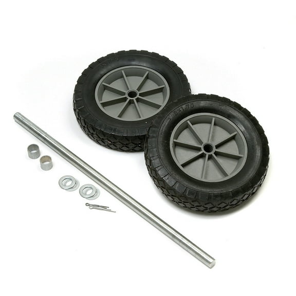 Global Industrial Universal 8"" Mold-On Rubber Hand Truck Wheel Kit