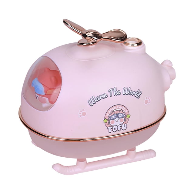 Agiferg Helicopter Humidifier Atmosphere Night Light USB Mini Cute Pet Aromatherapy Humidifier Atomizer Gift