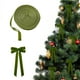 thumbnail image 1 of Cinta de Terciopelo Navideña - Cinta Decorativa Verde de 1000 Cm para Envolver Regalos, Manualidades, Adornos para Árboles de Navidad y Decoración Del Hogar., 1 of 6