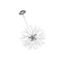 thumbnail image 1 of LED Lamp Ceiling Light Modern Chandelier Living Room Bedroom Pendant Lights Silver, 1 of 5