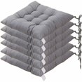 thumbnail image 1 of 40x40 Square Chair Cushion Set of 6 - Comfortable Colorful Seat Cushions for Home Office Decoration, 1 of 3