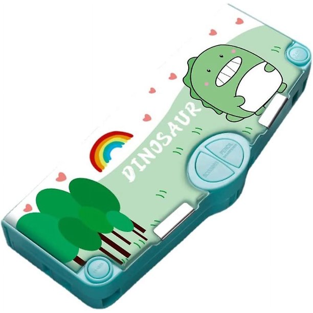 Caja de papelería multifuncional Caja de lápices automática Cool Boy de alta tecnología para niños Estudiantes de escuela primaria con caja de lápices creativa de gran capacidad (upgra