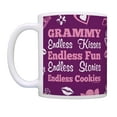 thumbnail image 2 of ThisWear Mother's Day Gift for Grammy's Love is Endless Funny 11 ounce Coffee Mug Purple, 2 of 5