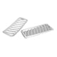 thumbnail image 5 of 2 piezas de decoración interior de cubierta de ventilación de aire acondicionado con volante a la derecha para Harrier Venza XU80 2020 2021 Argent mat, 5 of 5
