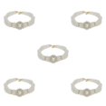 thumbnail image 2 of Collar corto de cristal brillante Minnieouse con perlas Vintage elegante para mujer, 2 of 6