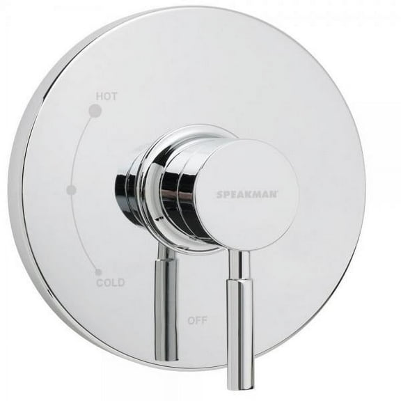 Speakman SM-1000-P Pressure Balance Shower Valve and Trim for Modern Designed Bathroom Décor, Polished Chrome