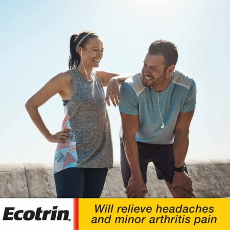 Ecotrin Regular Strength Safety Coated Aspirin, Arthritis Pain, 125 Tablets