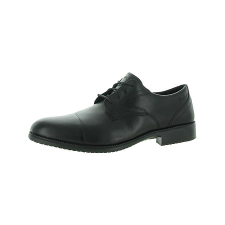 

Rockport Mens TMDS Cap Toe Leather Cap Toe Derby Shoes
