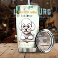 thumbnail image 3 of Bichon Frise Mother Book Lover Living That Dog Mom Life Happy Mother's Day 20oz Stainless Steel Tumbler Insulated Cup with Lid Bichons Dog Lovers Gifts Idea - 03004, 3 of 5