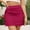 Red, variant on Womens Cargo Skirt Casual Summer High Waisted Bodycon Pencil Ruched Mini Skirts Side Drawstring and Pockets Mens Skirt