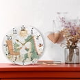thumbnail image 2 of Two Dinosaurs Reading Books Round Wall Clock Silent Analog Battery Operated Gold Pointer Home Decor 9.84" Diameter, 2 of 11