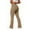 Khaki, variant on Edvintorg Yoga Pants Women Fashion Solid Color Stretch Trouser High Waisted Casual Workout Pant with Pocket Clothes Women Dark Gray S-2XL