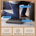 thumbnail image 5 of GORILLA GRIP Kneeling Pad, Cushioning Support for Knees, Thick, Water Resistant, 17.5x11 Charcoal, 5 of 9