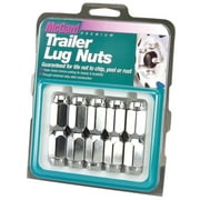 McGard 74043 Chrome Cone Seat Style Trailer Lug Nut Set (1/2-20 Thread Size) - Pack of 10