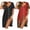 Black/Red Feather, variant on Ekouaer Nightgowns for Women 2 Pack Button Down Sleepshirt Short Sleeve Nightshirt Soft Sleepwear V Neck Pajama Dress