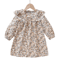 thumbnail image 6 of LYMAYTER Kids Baby Girls Floral Print Long Sleeve Dress Spring Fall Casual Princess Outfit for 2-7Y Toddler, 6 of 6