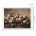 thumbnail image 2 of Diamond Art Kits for Adults, Vintage Peonies Rustic CharmDiamond Painting Kits for Beginners, Frameless Round 5D Full Drill Diamonds Art Pictures Gem Art Crafts Home Decor Gifts, 2 of 8