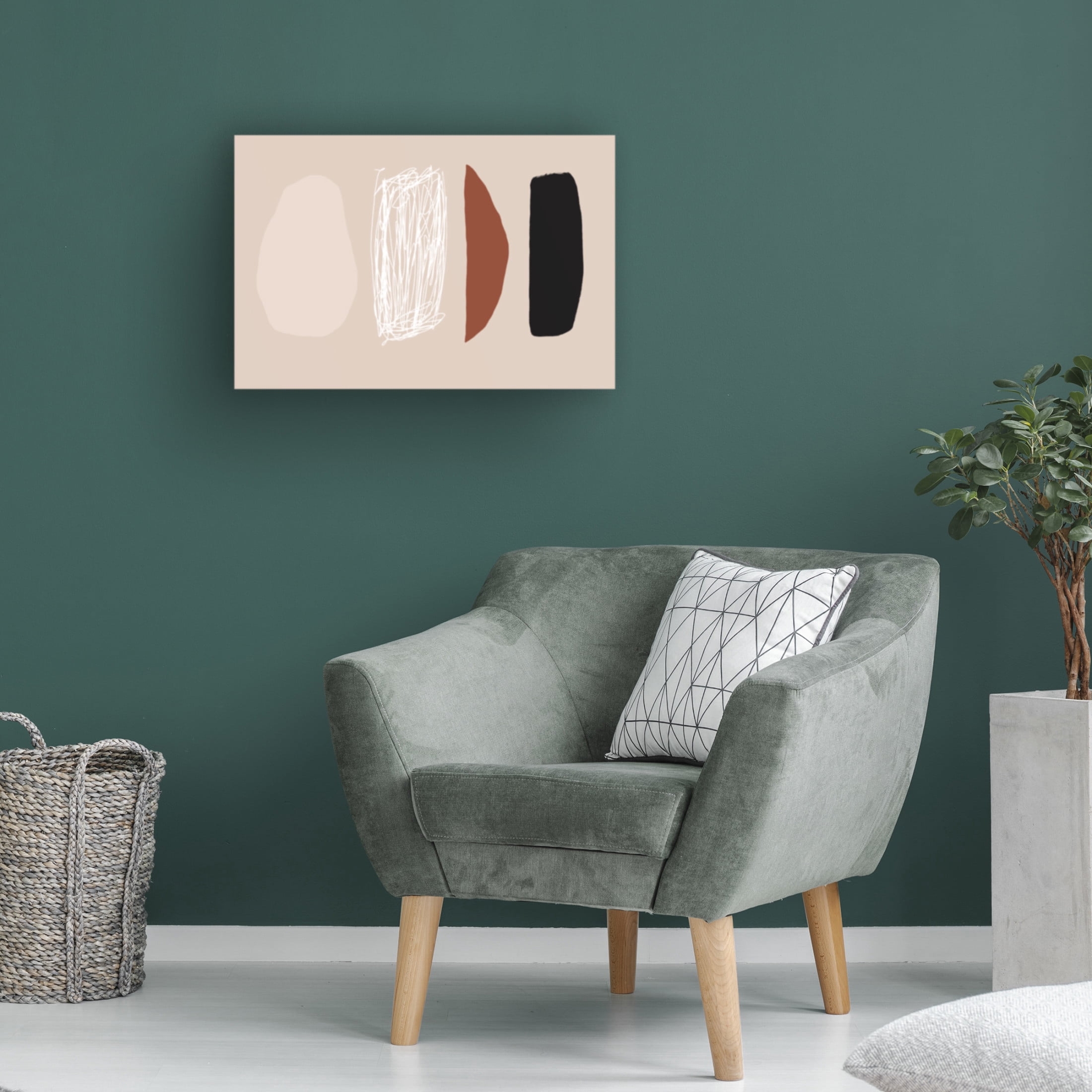 Trademark Fine Art uplusmestudio Trying to fit in Canvas Wall Art