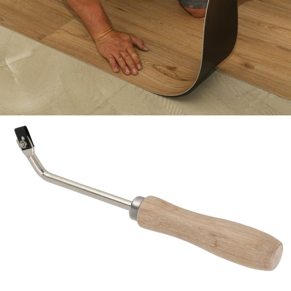 Floor Welding Slot Knife, Impact Efficient Plastic PVC Floor Welding Grooving Gouge with 3 Black Blades for DIY Projects