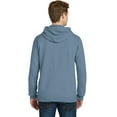 thumbnail image 2 of Port & Company PC098H Beach Wash Garment-Dyed Pullover Hooded Sweatshirt, Denim Blue, XL, 2 of 2