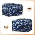 thumbnail image 3 of Uemuo Blueberry Print Toaster Cover 4 Slice, Small Kitchen Appliance Covers, Toaster Oven Cover with Loop, Bread Machine Cover Dust Cover Protection, 3 of 7
