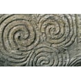 thumbnail image 2 of Flaherty, Dennis 18x13 Gold Ornate Wood Framed with Double Matting Museum Art Print Titled - Ireland, Newgrange The elaborately carved stone, 2 of 4