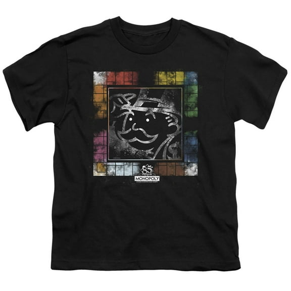 Monopoly Dusty Game Board S/S Youth 18/1 T-Shirt Black