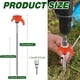 thumbnail image 3 of Camping Stakes Tent Pegs 8pcs Duty Pesado 8 Pulgadas para Tarp Tope Acampar Al Aire Libre, 3 of 9