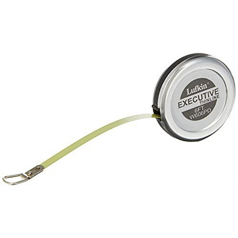 Crescent Lufkin 1/4 x 6' Executive® Diameter Yellow Clad A19 Blade Pocket  Tape Measure - W606PD