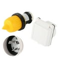 thumbnail image 4 of RV Trailer Marine Power Cord Power Inlet, Outdoor Marine Electrical Power Male Inlet Socket Box Kit Convenient  for Most People for Trailer, 4 of 7