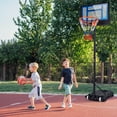 thumbnail image 4 of Costway Kids Basketball Hoop Portable Backboard System with Adjustable Height Ball Storage Blue + Black, 4 of 9