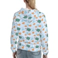 thumbnail image 7 of Lsque Turtles And Goldfish Pattern Casual Women's Hoodie,Hooded Sweatshirt with Kangaroo Pocket,Pullover Hoodie with Eye-catching Drawstrings-X-Large, 7 of 7