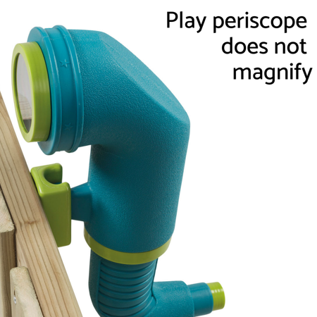 Blue Rabbit Play Mega Periscope for Outdoor Playsets, Orange/Lime Green