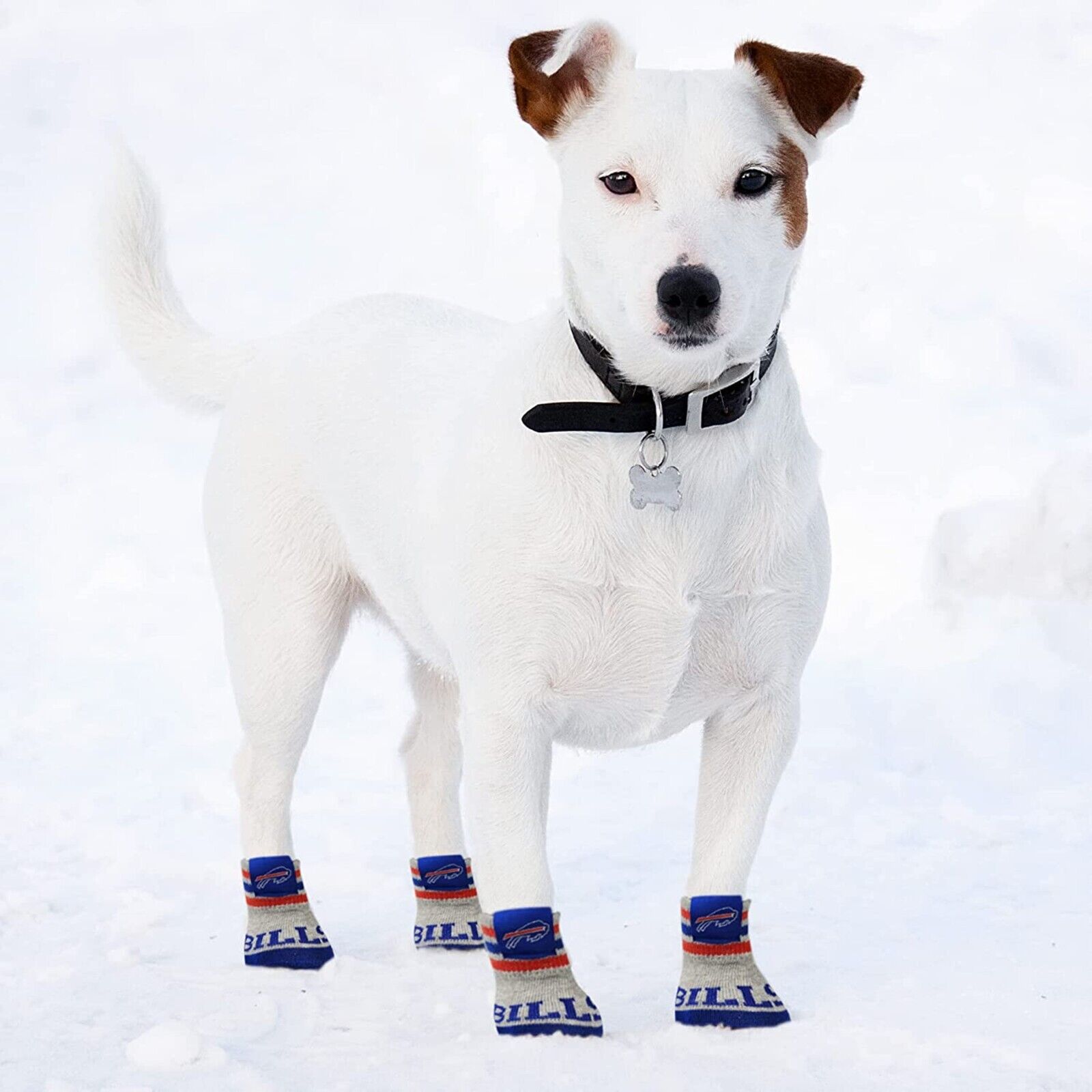 NFL Anti Slip Dog Socks with Elastic Ribbed Top Indoor/Outdoor Paw Protection