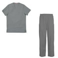 thumbnail image 1 of Men's Scrubs Set Scrub Top and Pants Scrubs Set, 1 of 3