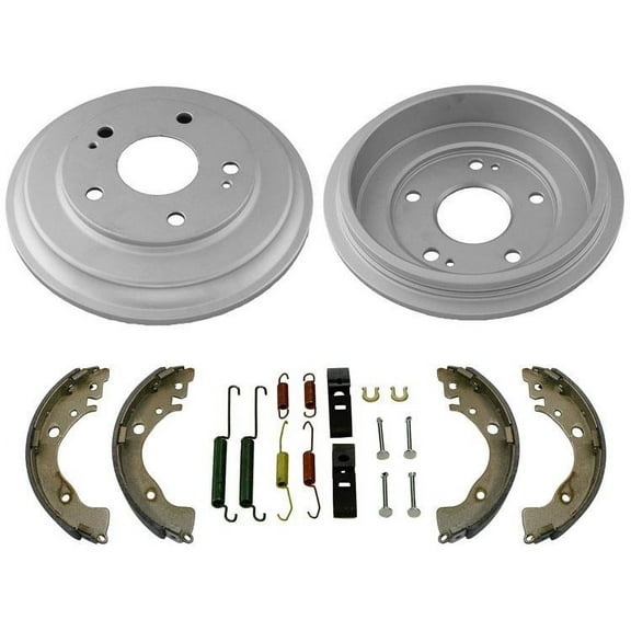 Rear Drums Brake Shoes & Hardware Spring Kit for Honda Civic 2006-2015