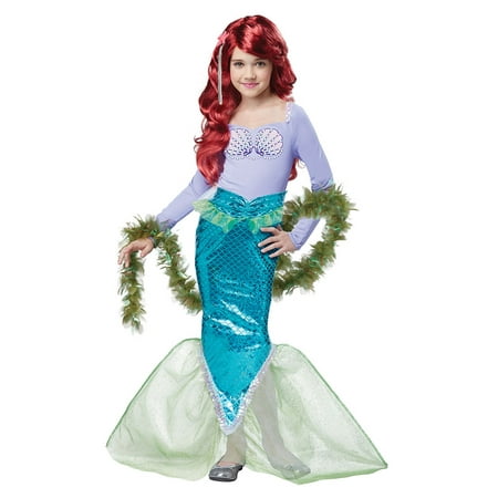 Girls Magical Mermaid Halloween Costume