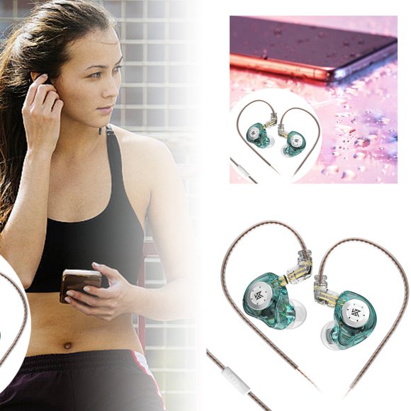 Dynamic HiFi Earphones With Microphone And Remote for Mobile Computer Gaming In Ear Sports Music Headphones