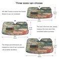 thumbnail image 5 of Yayeee Car Windshield Sun Shade Universal Fit Front Visor Protector, Pink and Green Cat, 5 of 8