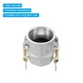 thumbnail image 4 of Uxcell 1 Pcs 1.5" Part D Female Adapter x Female Thread Cam Groove Hose Fittings, 4 of 5