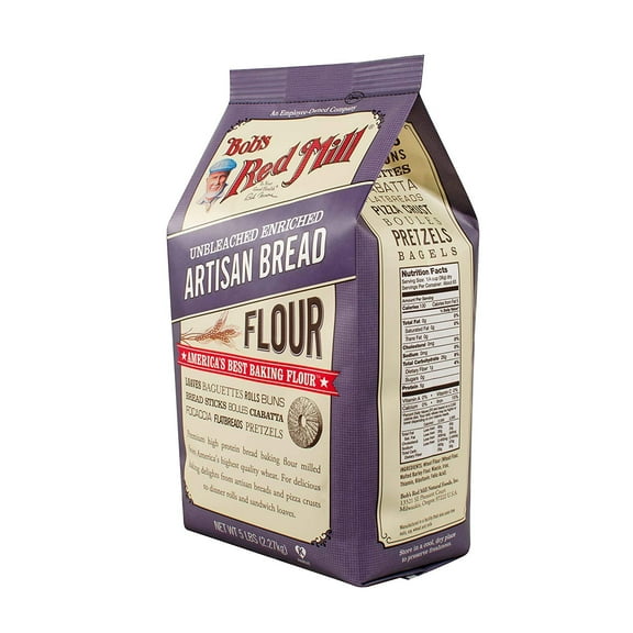 Bob's Red Mill Artisan Bread Flour 5 LB (Pack of 2)