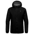 thumbnail image 2 of Little Donkey Andy Men's Insulated Jacket Lightweight Hooded Windproof Warm Winter Coat with Recycled Insulation（Black S）, 2 of 8